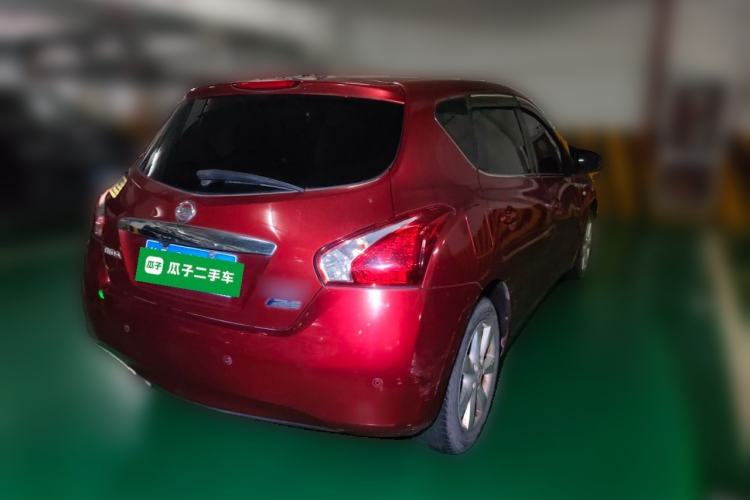 Used Nissan Tiida 2011 1.6L CVT Smart Version Rear Right 45 Deg