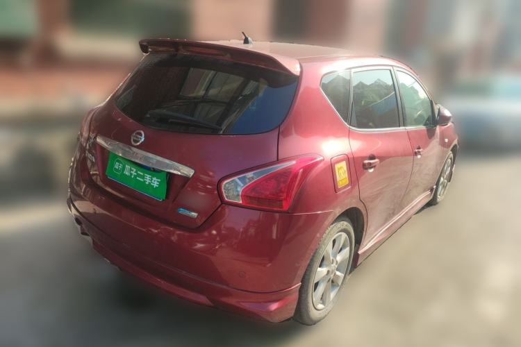 Used Nissan Tiida 2011 1.6L CVT Smart Version Rear Right 45 Deg