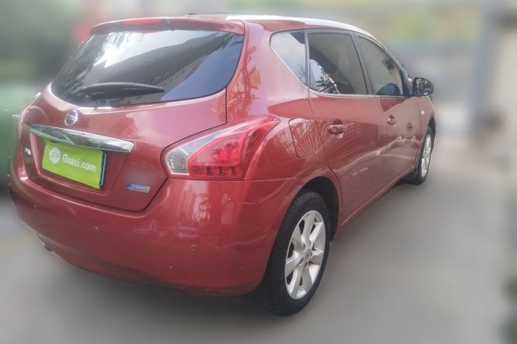 Used Nissan Tiida 2011 1.6L CVT Smart Version Rear Right 45 Deg
