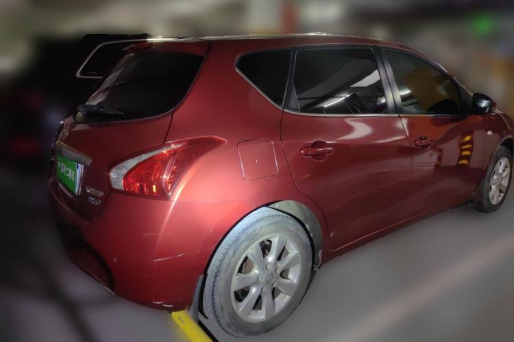 Used Nissan Tiida 2011 1.6L CVT Smart Version Rear Right 45 Deg