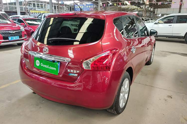 Used Nissan Tiida 2011 1.6L CVT Comfort Model Rear Right 45 Deg