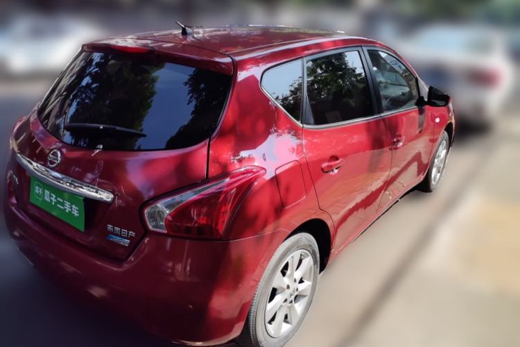 Used Nissan Tiida 2011 1.6L CVT Smart Version Rear Right 45 Deg