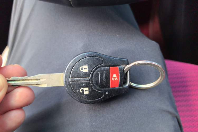 Used Nissan Tiida 2011 1.6L CVT Comfort Model Vehicle Key