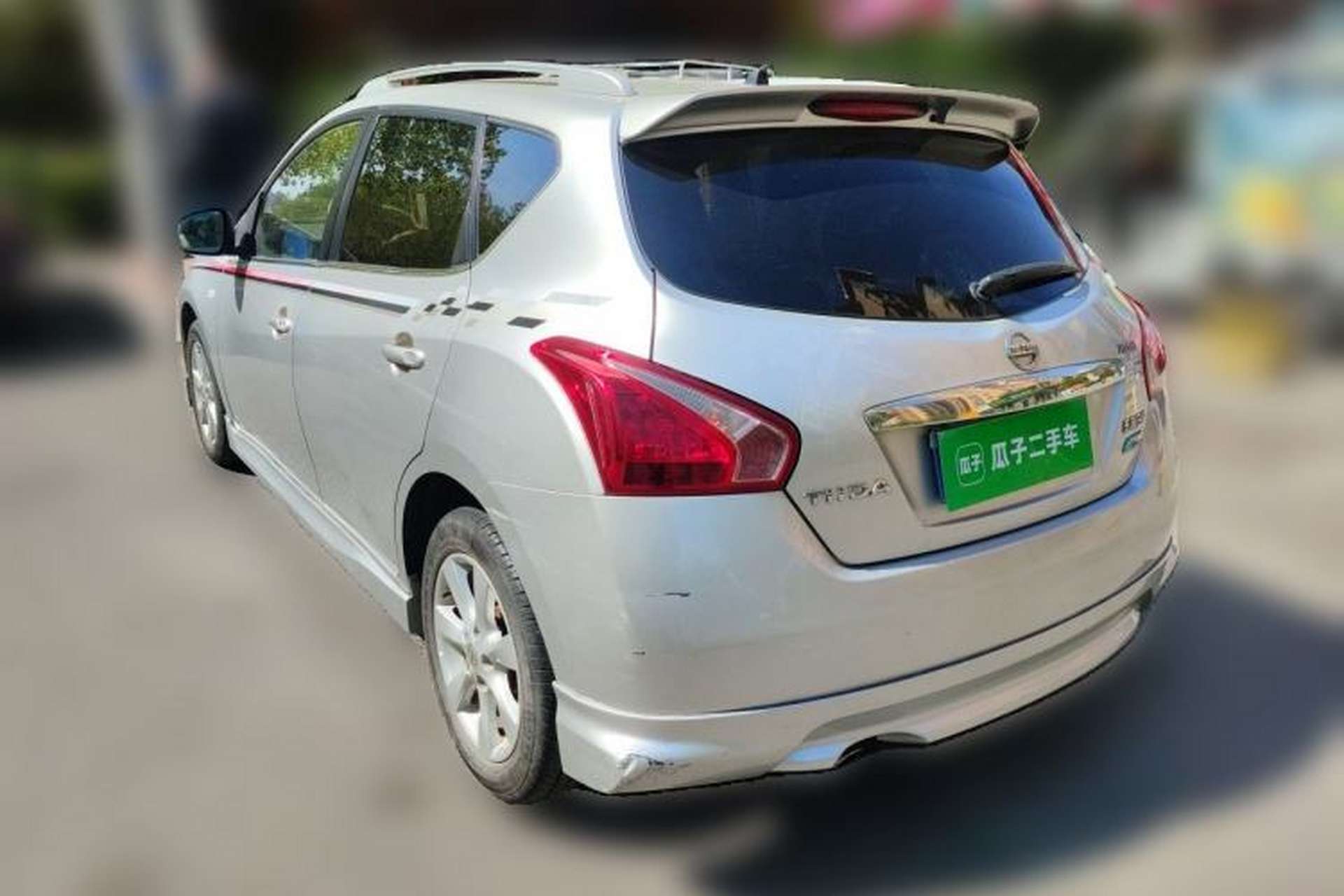 Used Nissan Tiida 2011 1.6L CVT Smart Version Rear Left 45 Deg