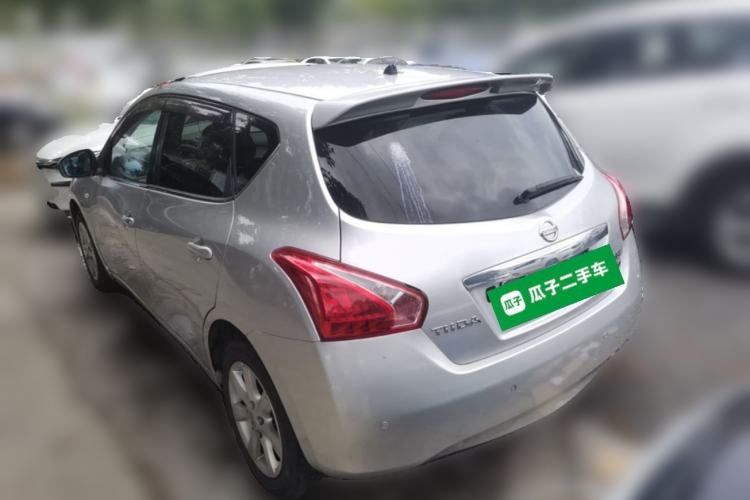 Used Nissan Tiida 2011 1.6L CVT Smart Version Rear Left 45 Deg