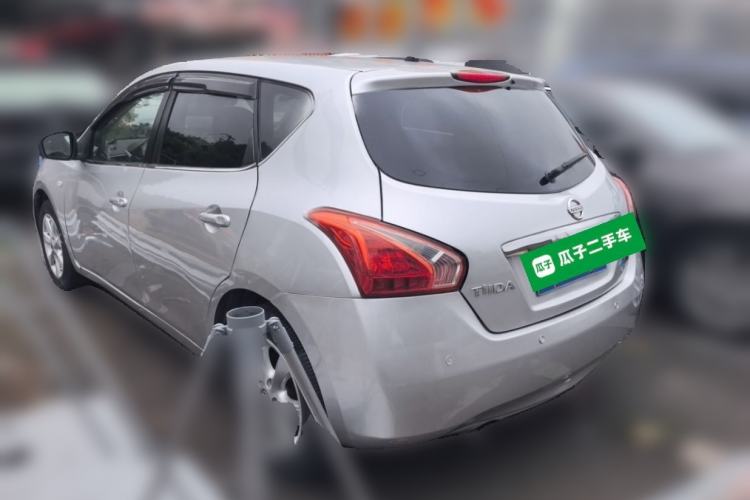 Used Nissan Tiida 2011 1.6L CVT Smart Version Rear Left 45 Deg