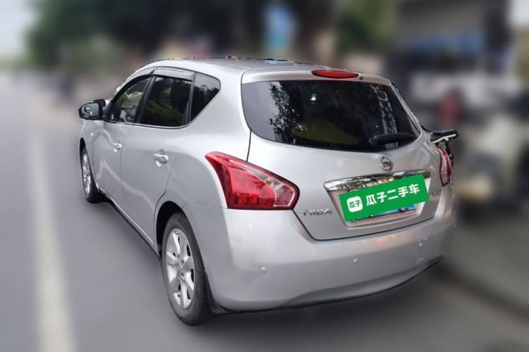 Used Nissan Tiida 2011 1.6L CVT Smart Version Rear Left 45 Deg