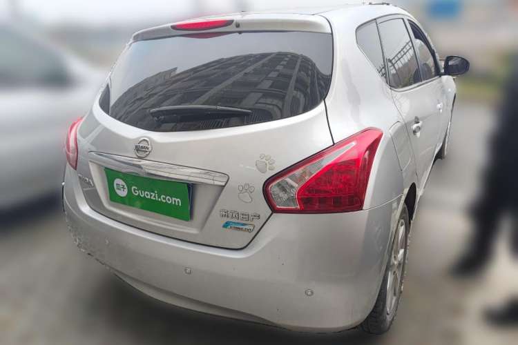 Used Nissan Tiida 2011 1.6L CVT Smart Version Rear Right 45 Deg