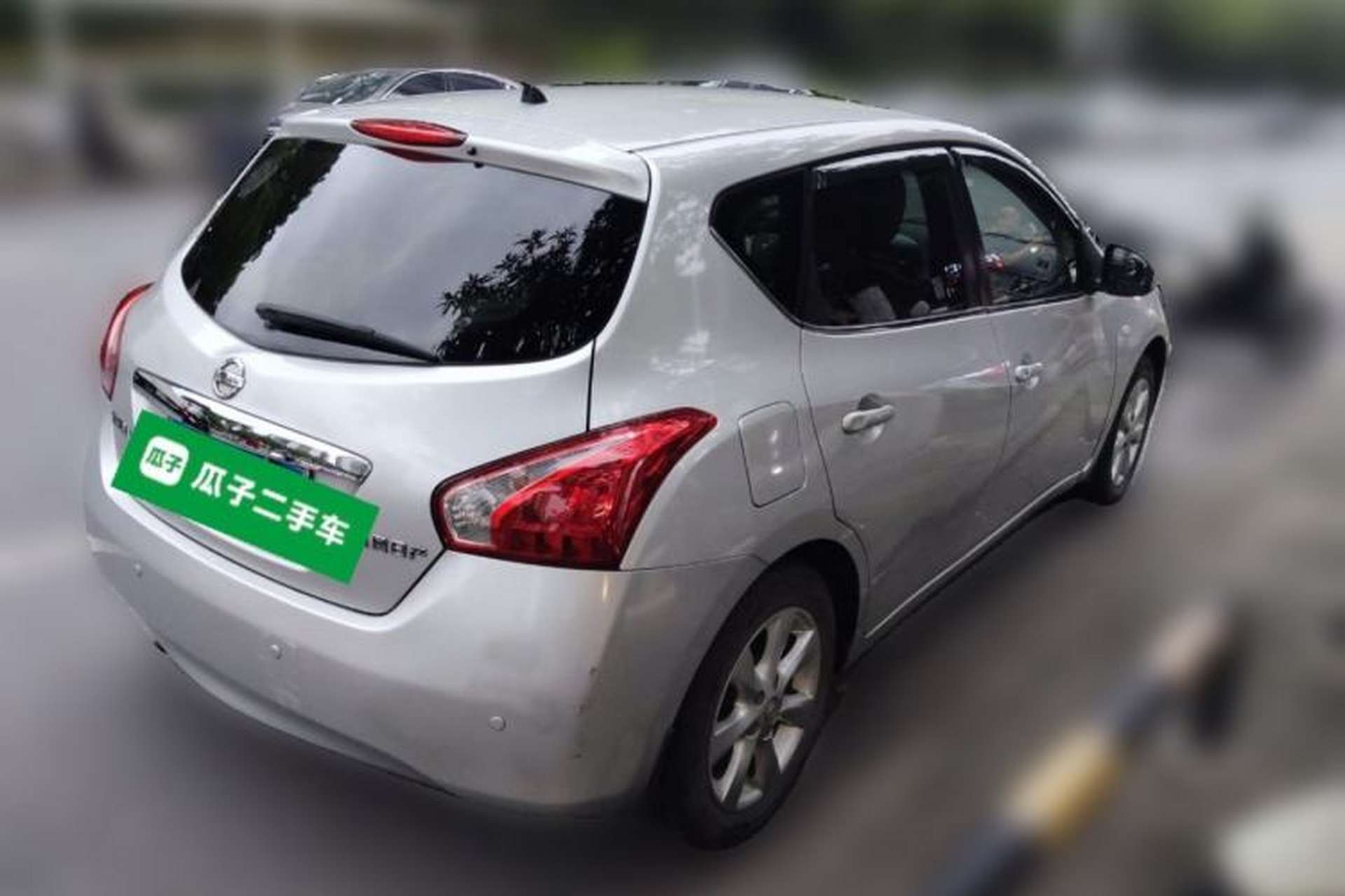 Used Nissan Tiida 2011 1.6L CVT Smart Version Rear Right 45 Deg