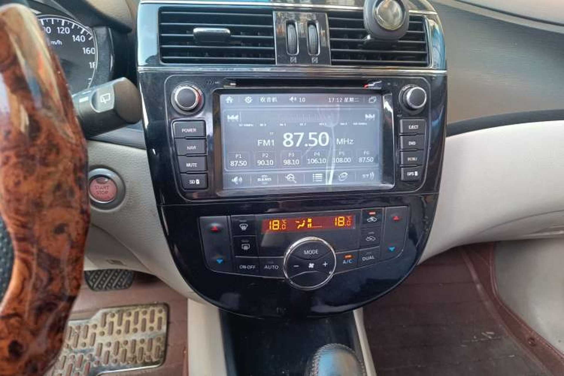 Used Nissan Tiida 2011 1.6L CVT Smart Version Audio And AC Panel