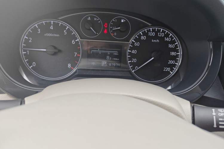 Used Nissan Tiida 2011 1.6L CVT Comfort Model Odometer Close Up