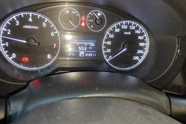 Used Nissan Tiida 2011 1.6L CVT Comfort Model Odometer Close Up