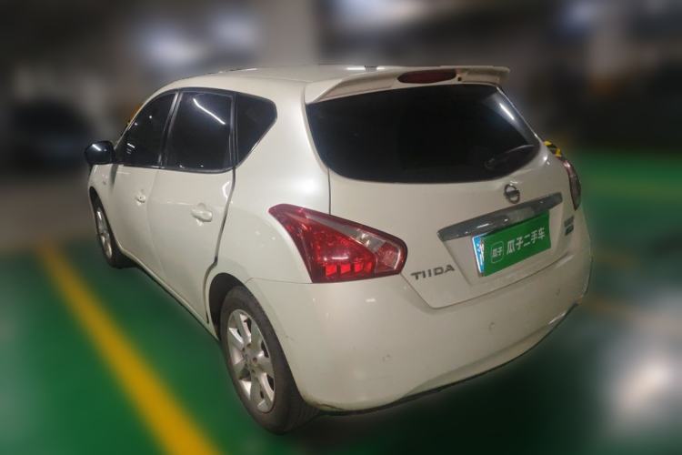 Used Nissan Tiida 2011 1.6L CVT Smart Version Rear Left 45 Deg