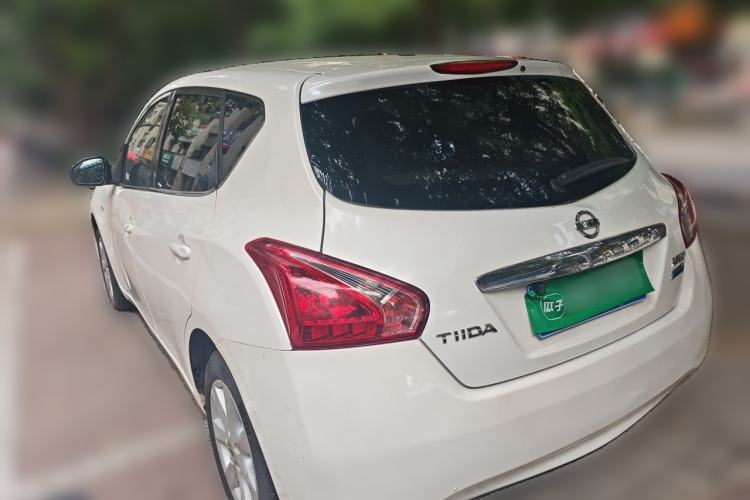 Used Nissan Tiida 2011 1.6L CVT Smart Version Rear Left 45 Deg