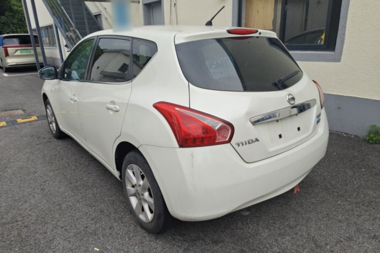Used Nissan Tiida 2011 1.6L CVT Smart Version Rear Left 45 Deg