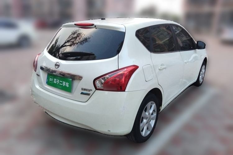 Used Nissan Tiida 2011 1.6L CVT Smart Version Rear Right 45 Deg