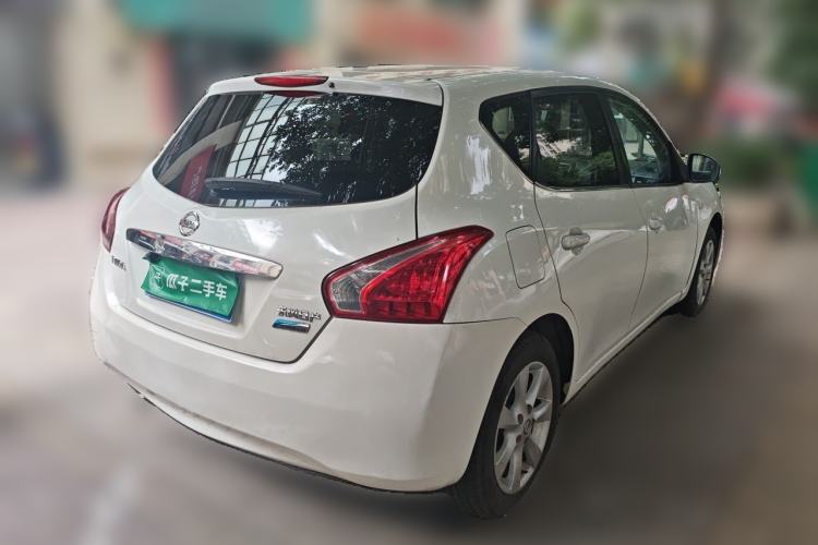 Used Nissan Tiida 2011 1.6L CVT Smart Version Rear Right 45 Deg