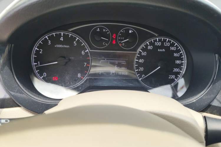 Used Nissan Tiida 2011 1.6L CVT Comfort Model Odometer Close Up