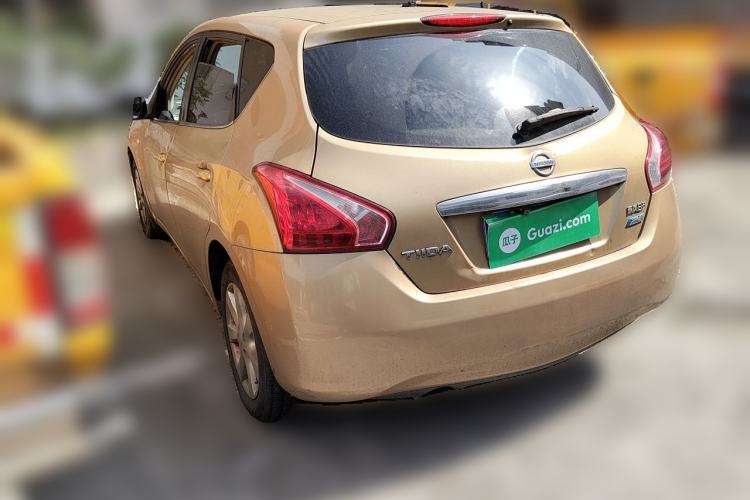 Used Nissan Tiida 2011 1.6L CVT Smart Version Rear Left 45 Deg