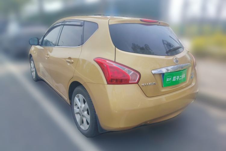 Used Nissan Tiida 2011 1.6L CVT Smart Version Rear Left 45 Deg