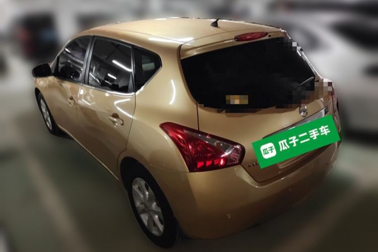 Used Nissan Tiida 2011 1.6L CVT Smart Version Rear Left 45 Deg