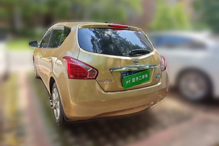 Used Nissan Tiida 2011 1.6L CVT Smart Version Rear Left 45 Deg