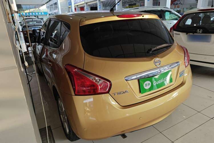 Used Nissan Tiida 2011 1.6L CVT Smart Version Rear Left 45 Deg