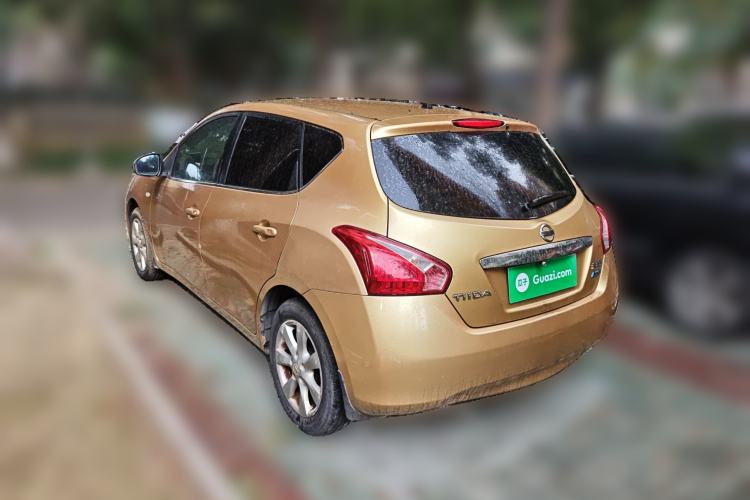 Used Nissan Tiida 2011 1.6L CVT Smart Version Rear Left 45 Deg