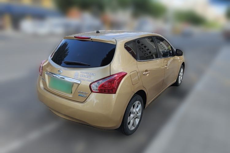 Used Nissan Tiida 2011 1.6L CVT Smart Version Rear Right 45 Deg