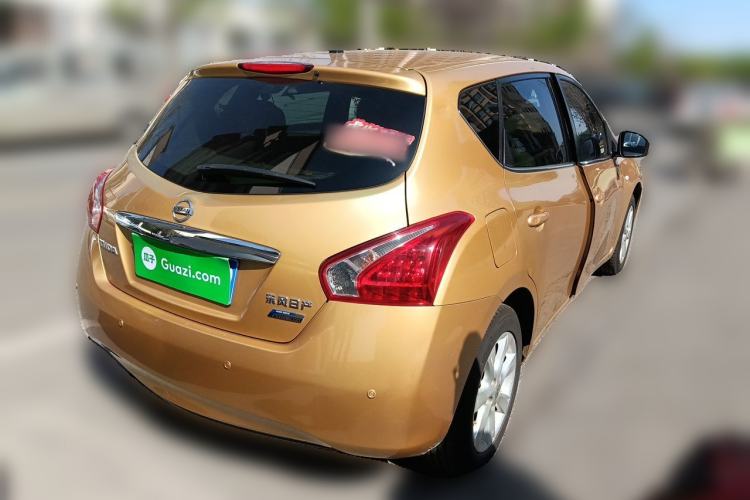 Used Nissan Tiida 2011 1.6L CVT Comfort Model Rear Right 45 Deg