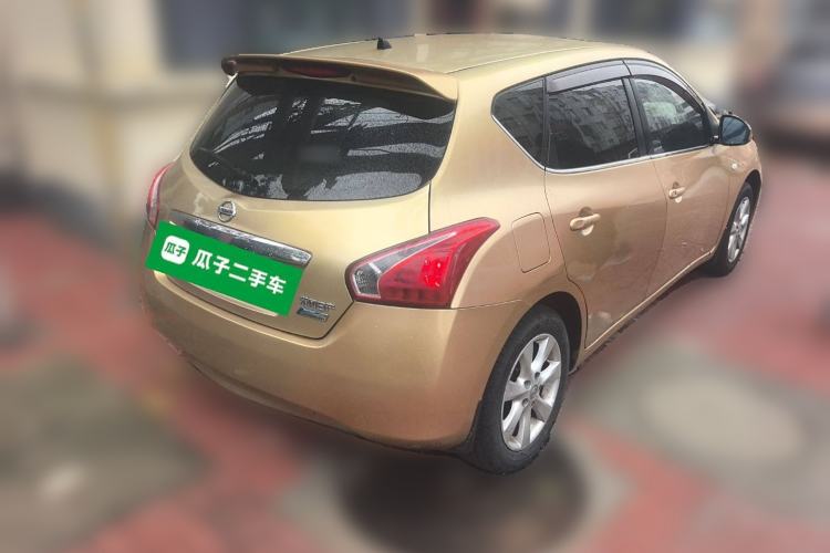 Used Nissan Tiida 2011 1.6L CVT Smart Version Rear Right 45 Deg