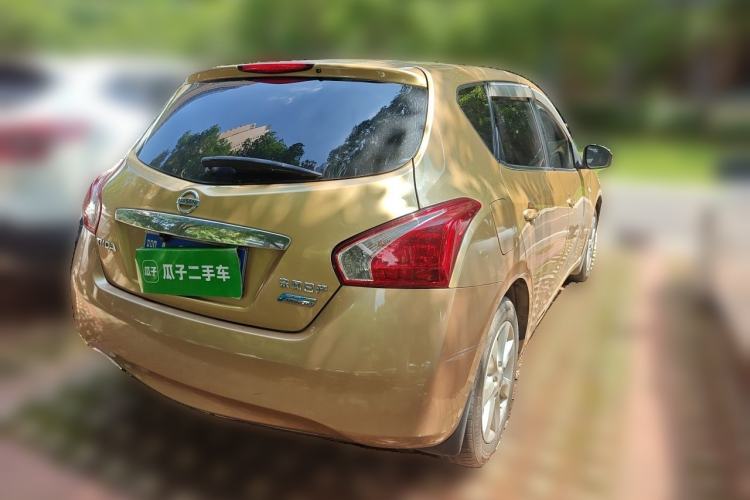 Used Nissan Tiida 2011 1.6L CVT Smart Version Rear Right 45 Deg