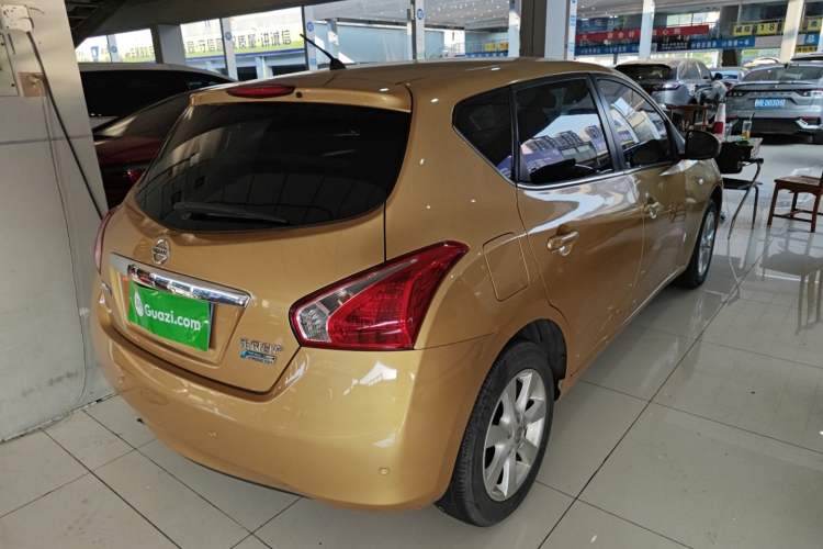 Used Nissan Tiida 2011 1.6L CVT Smart Version Rear Right 45 Deg