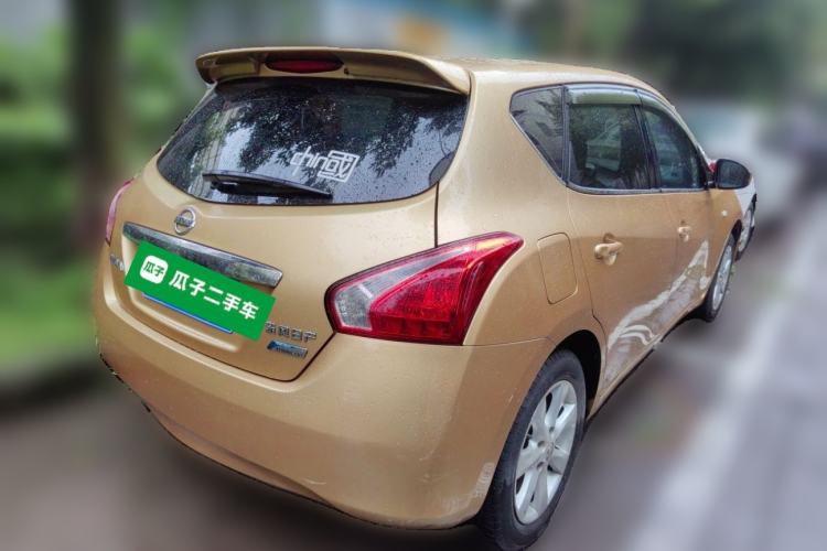 Used Nissan Tiida 2011 1.6L CVT Smart Version Rear Right 45 Deg