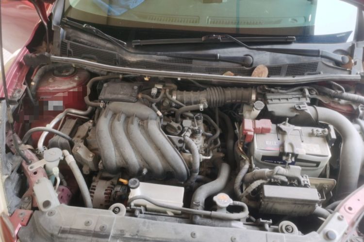 Used Nissan Tiida 2013 1.6L CVT Cool Cafe Edition Engine Bay
