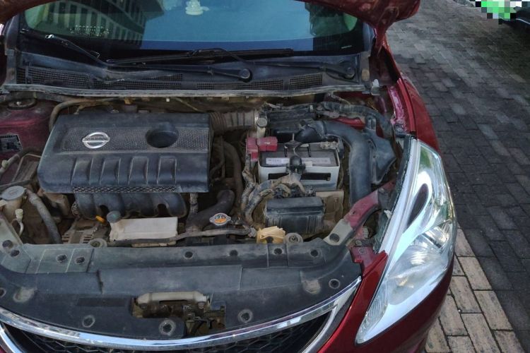 Used Nissan Tiida 2013 1.6L CVT Cool Cafe Edition Engine Bay Left