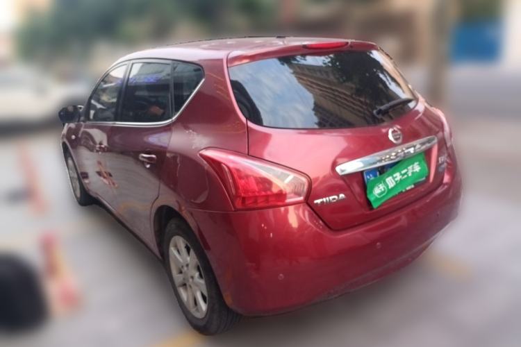 Used Nissan Tiida 2013 1.6L CVT Cool Cafe Edition Rear Left 45 Deg