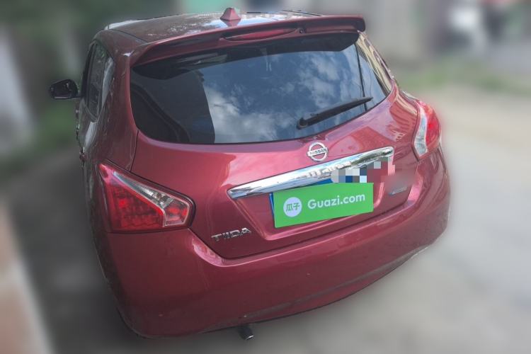 Used Nissan Tiida 2013 1.6L CVT Cool Cafe Edition Rear Left 45 Deg