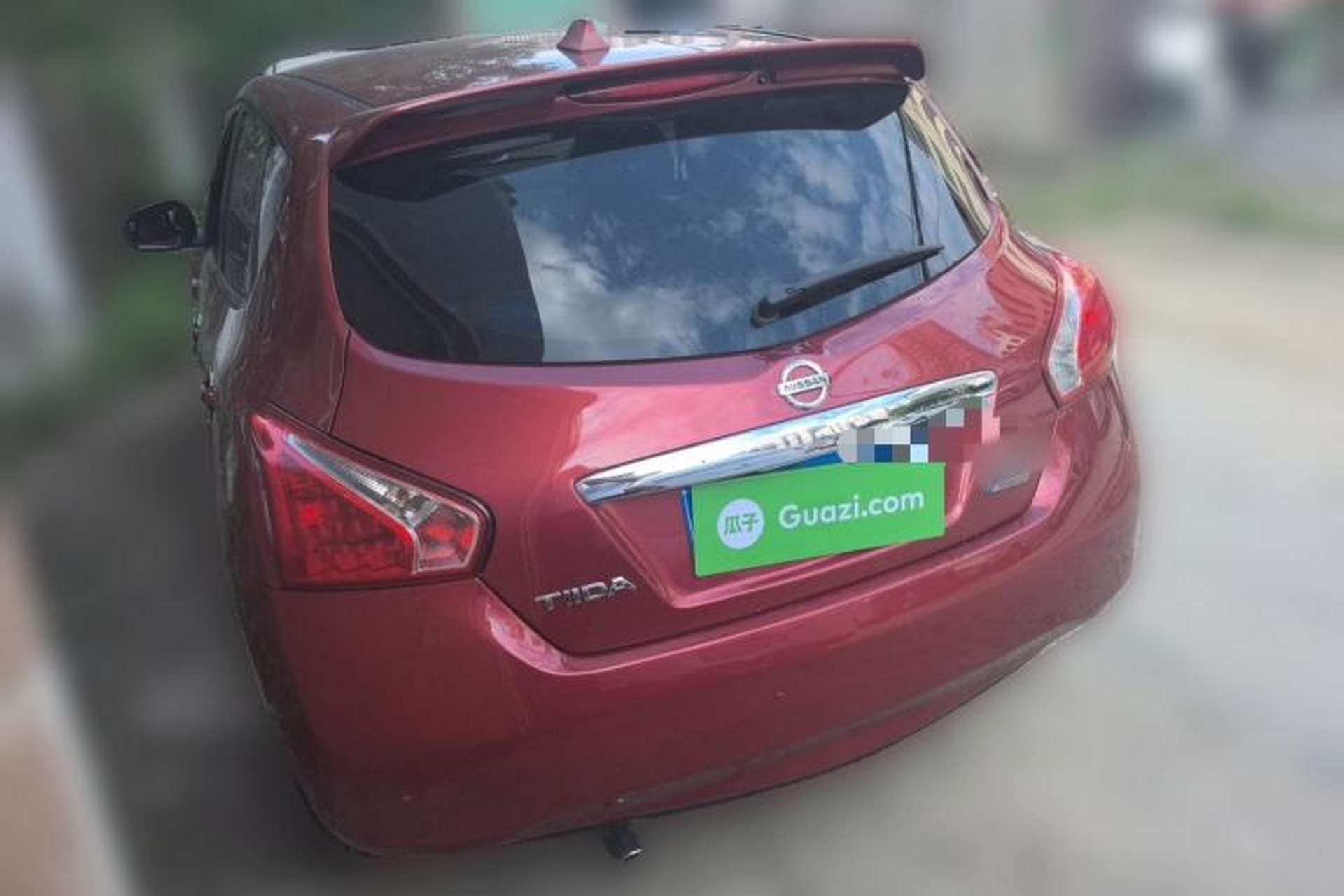 Used Nissan Tiida 2013 1.6L CVT Cool Cafe Edition Rear Left 45 Deg