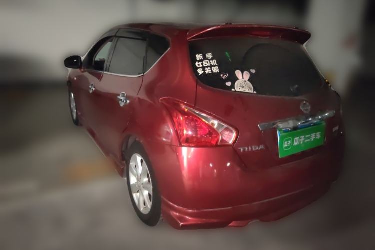 Used Nissan Tiida 2013 1.6L CVT Cool Cafe Edition Rear Left 45 Deg