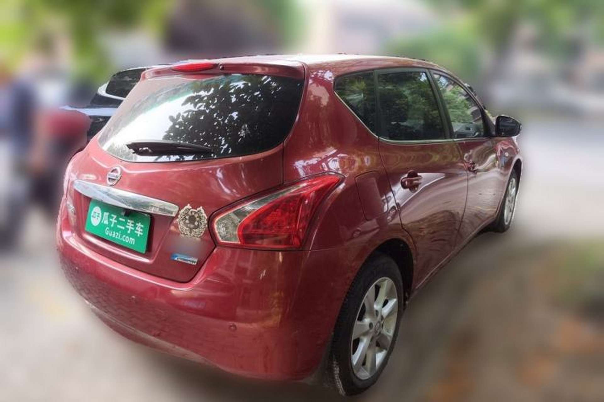 Used Nissan Tiida 2013 1.6L CVT Cool Cafe Edition Rear Right 45 Deg