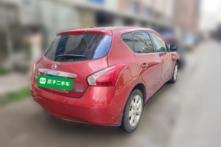 Used Nissan Tiida 2013 1.6L CVT Cool Cafe Edition Rear Right 45 Deg