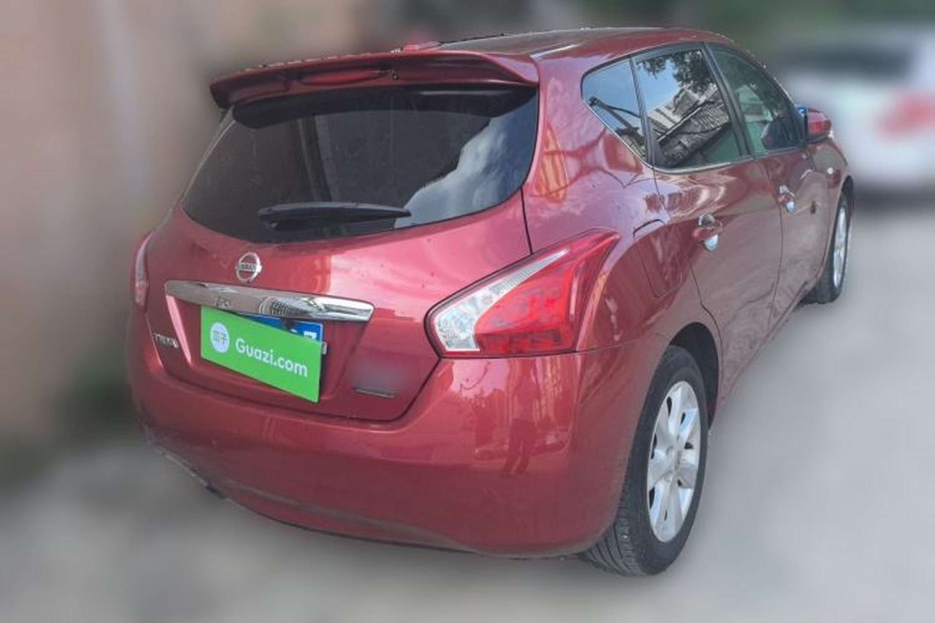 Used Nissan Tiida 2013 1.6L CVT Cool Cafe Edition Rear Right 45 Deg