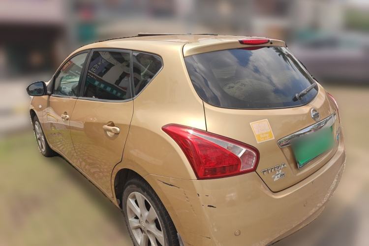 Used Nissan Tiida 2013 1.6L CVT Cool Cafe Edition Rear Left 45 Deg