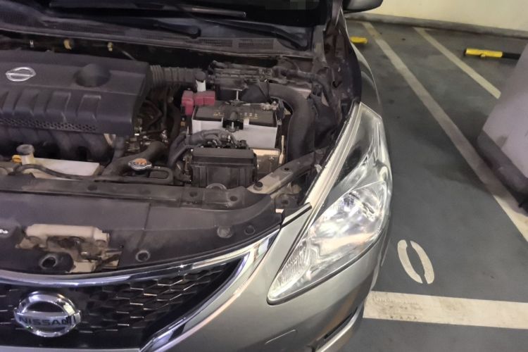 Used Nissan Tiida 2014 1.6L CVT Smart Model Engine Bay Left
