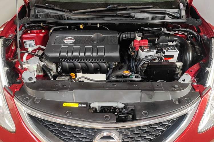 Used Nissan Tiida 2014 1.6L CVT Smart Model Engine Bay