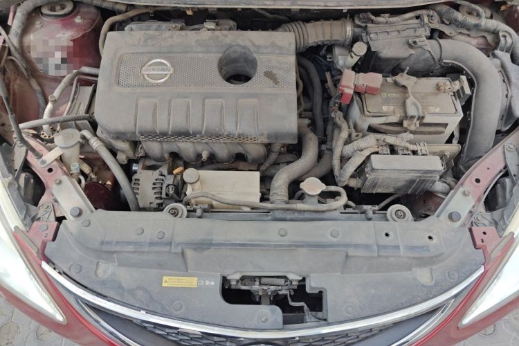 Used Nissan Tiida 2014 1.6L CVT Smart Model Engine Bay
