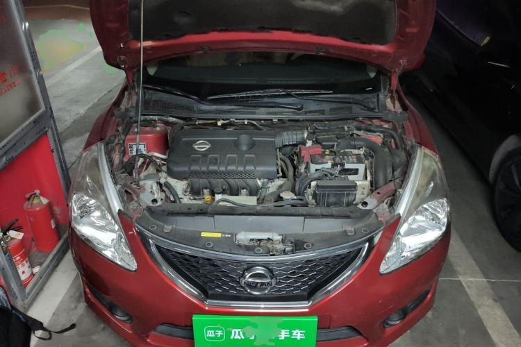 Used Nissan Tiida 2014 1.6L CVT Smart Model Engine Bay