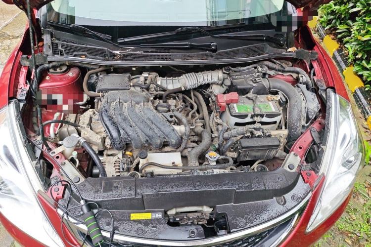Used Nissan Tiida 2014 1.6L CVT Comfort Model Engine Bay