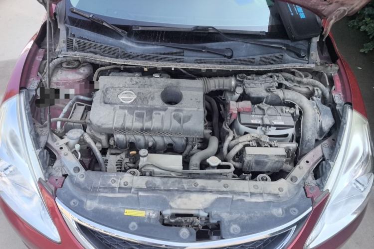 Used Nissan Tiida 2014 1.6L CVT Smart Model Engine Bay